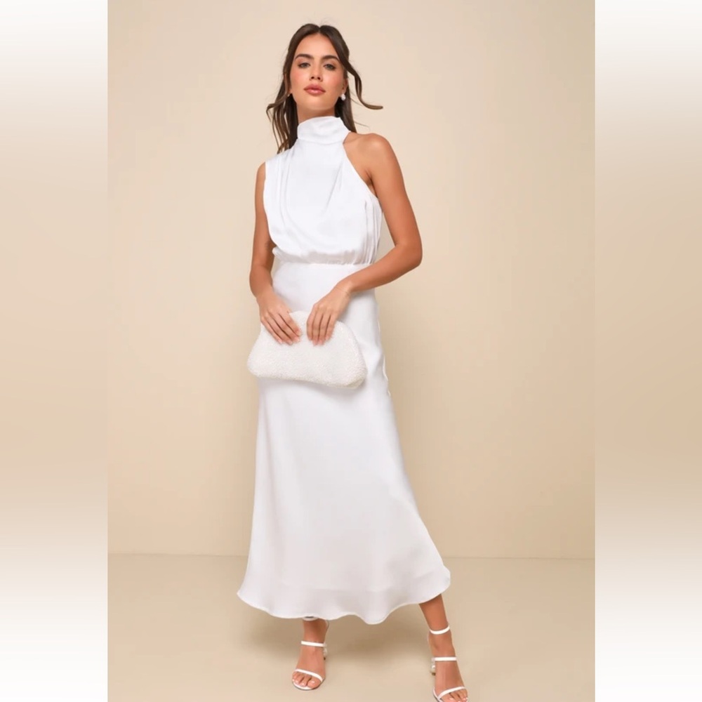 White Midi Dress